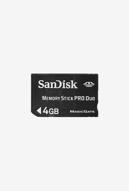 SanDisk Flash 4 GB Pro Duo Flash Memory Card (Black) SanDisk Flash 4 GB Pro Duo Flash Memory Card (Black)