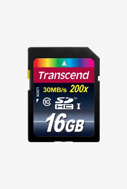 Transcend Class 10 SDHC Flash Memory Card (Black) Transcend Class 10 SDHC Flash Memory Card (Black)