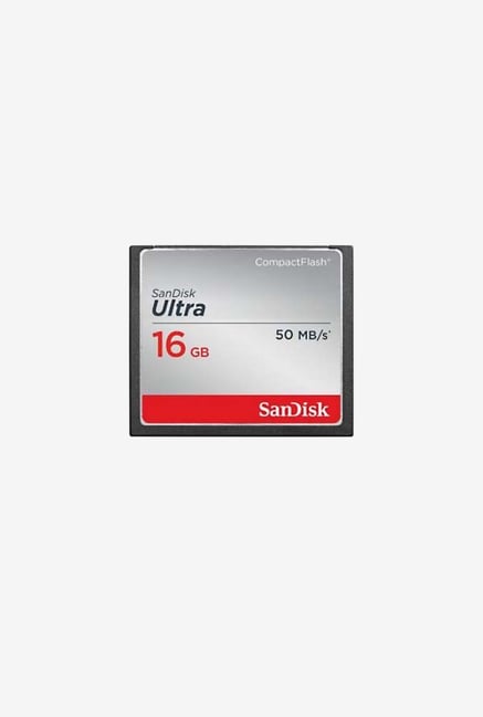 SanDisk Ultra 16 GB Compact Flash Memory Card (Grey) SanDisk Ultra 16 GB Compact Flash Memory Card (Grey)