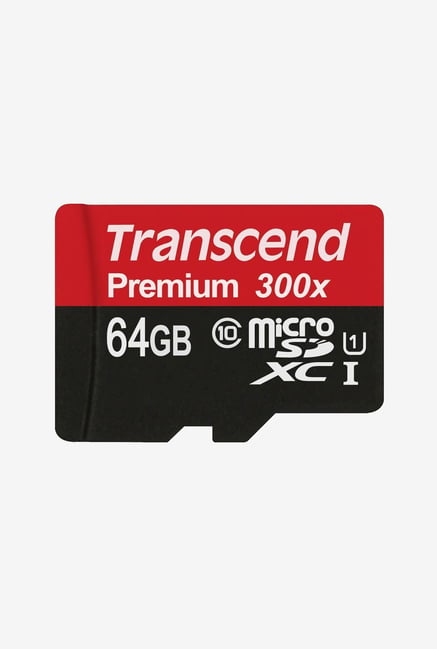 Transcend 64GB Class 10 Micro SDXC Memory Card Transcend 64GB Class 10 Micro SDXC Memory Card