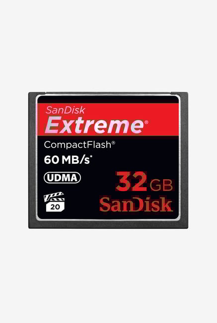 SanDisk 32 Gb Compact Flash Memory Card (Black) SanDisk 32 Gb Compact Flash Memory Card (Black)