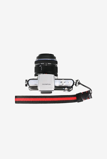 FotoTech Knitted Grosgrain Wrist Strap (Black & Red) FotoTech Knitted Grosgrain Wrist Strap (Black & Red)