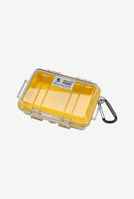 Pelican 1020 Micro Case with Lid and Carabineer (Yellow) Pelican 1020 Micro Case with Lid and Carabineer (Yellow)