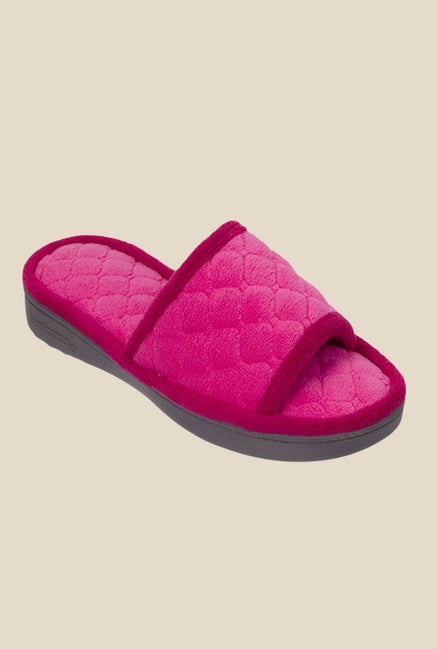 Dearfoams Pink Casual Sandals Dearfoams Pink Casual Sandals