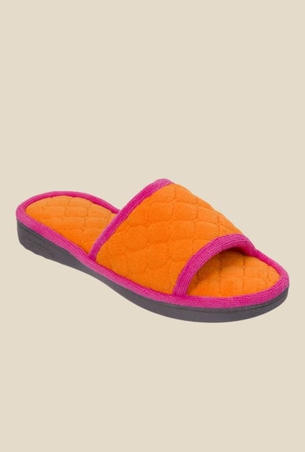 Dearfoams Orange Casual Sandals Dearfoams Orange Casual Sandals