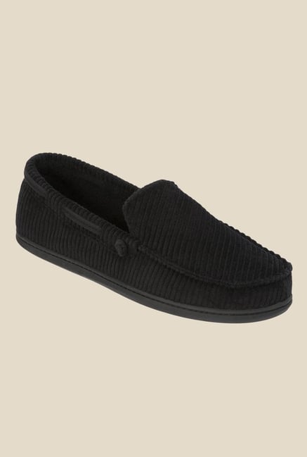 Dearfoams Black Casual Loafers Dearfoams Black Casual Loafers