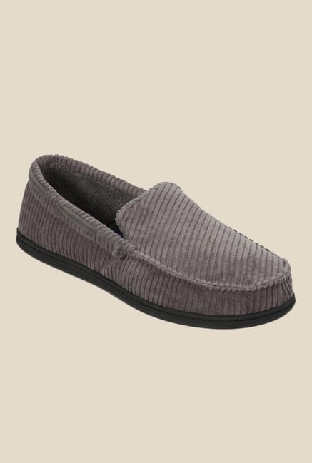 Dearfoams Grey Casual Loafers Dearfoams Grey Casual Loafers