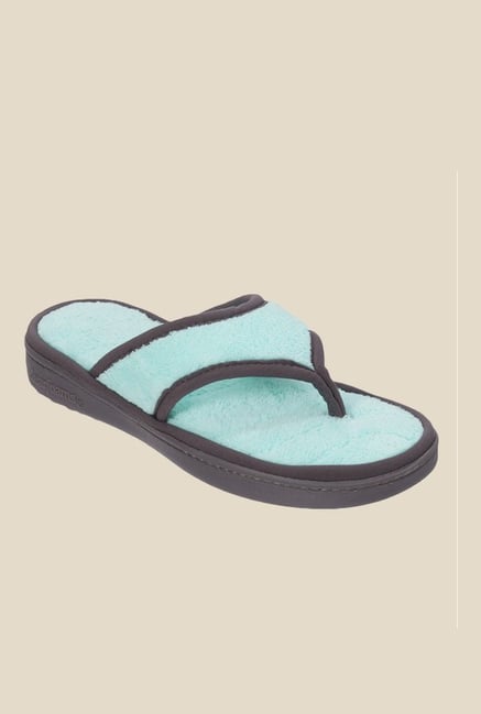 Dearfoams Turquoise Thong Sandals Dearfoams Turquoise Thong Sandals