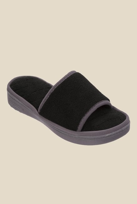 Dearfoams Black Casual Sandals Dearfoams Black Casual Sandals
