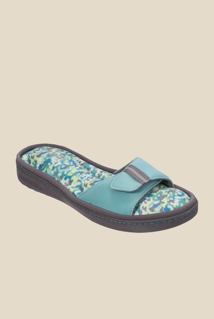 Dearfoams Active Turquoise Casual Sandals Dearfoams Active Turquoise Casual Sandals