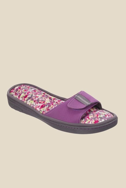 Dearfoams Active Purple Casual Sandals Dearfoams Active Purple Casual Sandals