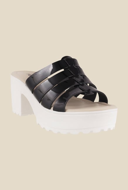 Metro Black Casual Sandals Metro Black Casual Sandals
