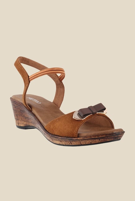 Metro Tan Sling Back Wedges Metro Tan Sling Back Wedges