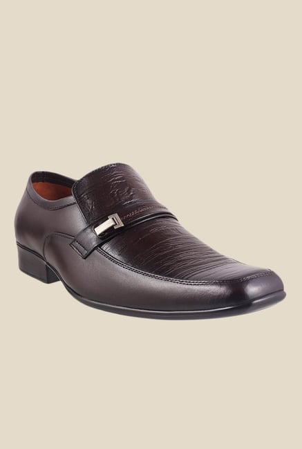 Metro Maroon Formal Slip-Ons Metro Maroon Formal Slip-Ons