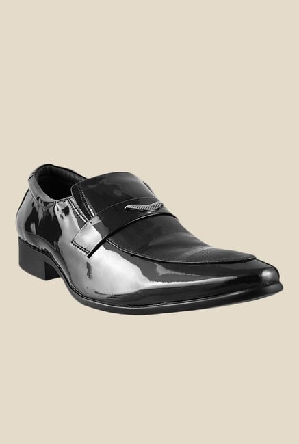 Metro Black Formal Slip-Ons Metro Black Formal Slip-Ons