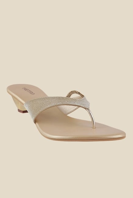 Metro Golden Thong Sandals Metro Golden Thong Sandals