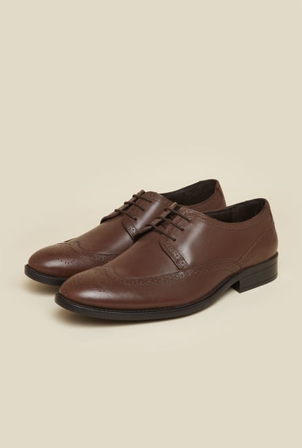 Metro Brown Brogue Shoes Metro Brown Brogue Shoes