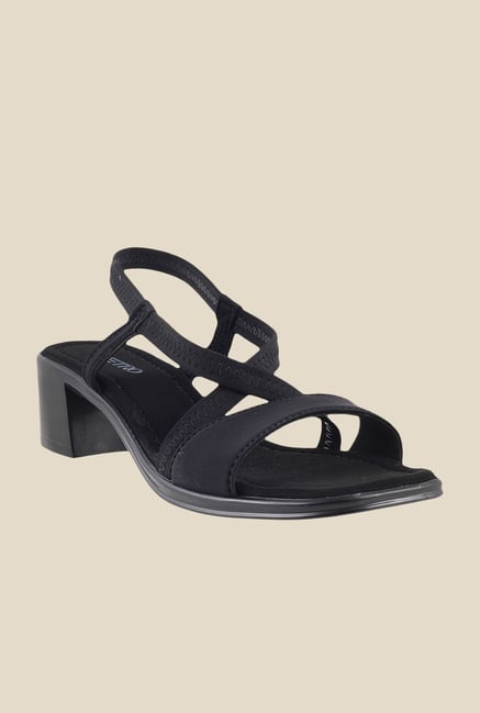 Metro Black Sling Back Sandals Metro Black Sling Back Sandals