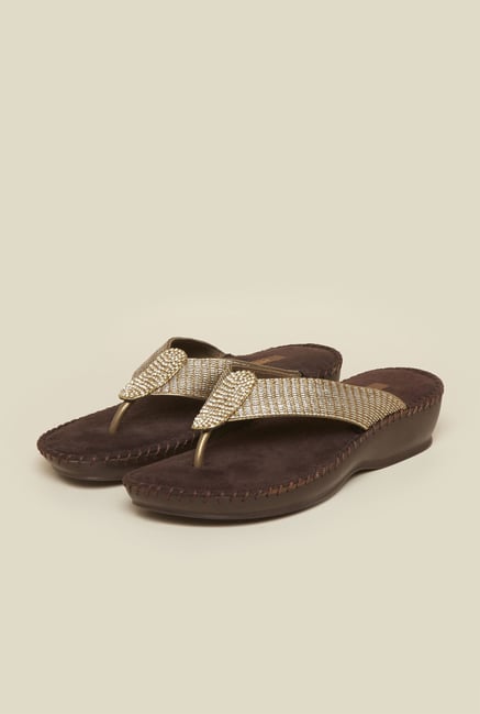 Metro Chikoo Thong Sandals Metro Chikoo Thong Sandals