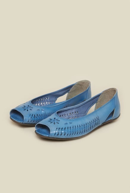 Metro Blue Peeptoe Shoes Metro Blue Peeptoe Shoes
