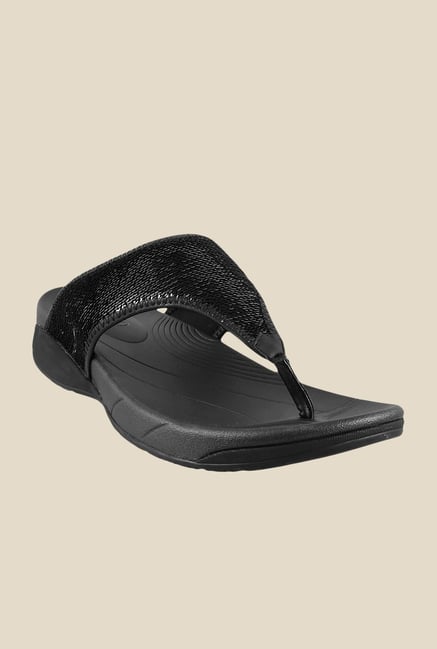 Metro Black Thong Sandals Metro Black Thong Sandals