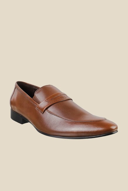 Metro Tan Formal Slip-Ons Metro Tan Formal Slip-Ons