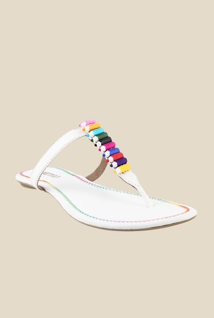 Metro White T-Strap Sandals Metro White T-Strap Sandals