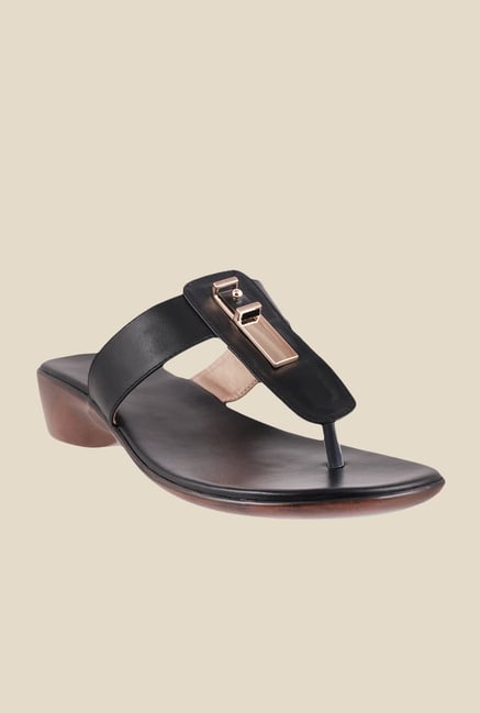 Metro Black T-Strap Wedges Metro Black T-Strap Wedges