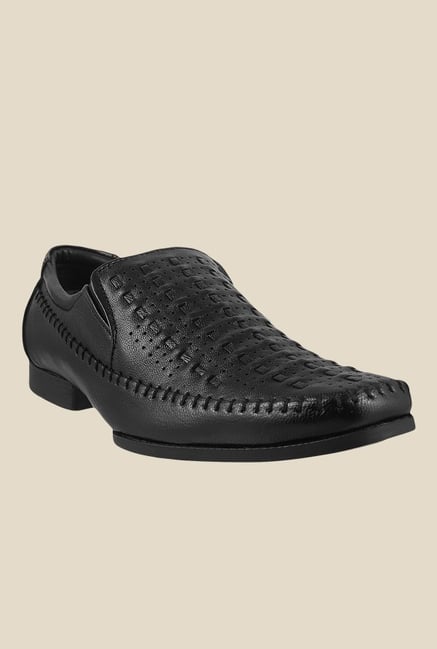 Metro Black Formal Slip-Ons Metro Black Formal Slip-Ons