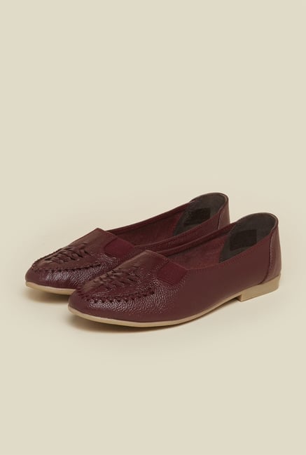 Mochi Maroon Casual Ballerinas Mochi Maroon Casual Ballerinas