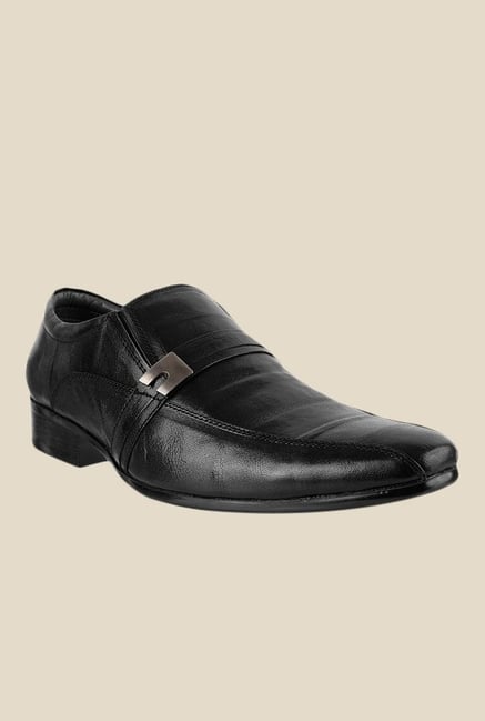 Metro Black Formal Slip-Ons Metro Black Formal Slip-Ons