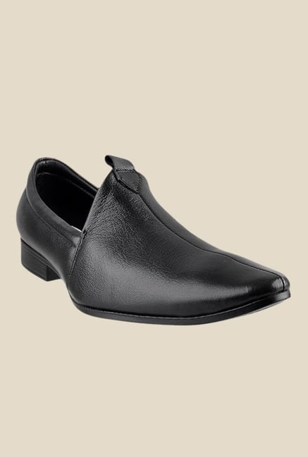 Metro Black Formal Slip-Ons Metro Black Formal Slip-Ons