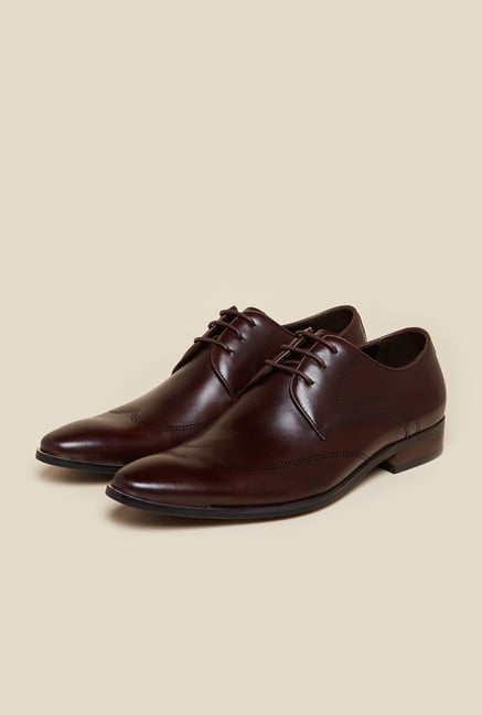Da Vinchi by Metro Maroon Derby Shoes Da Vinchi by Metro Maroon Derby Shoes