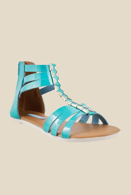 Metro Blue Gladiator Sandals Metro Blue Gladiator Sandals