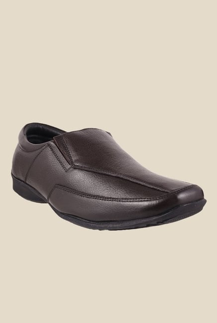 Metro Brown Formal Slip-Ons Metro Brown Formal Slip-Ons