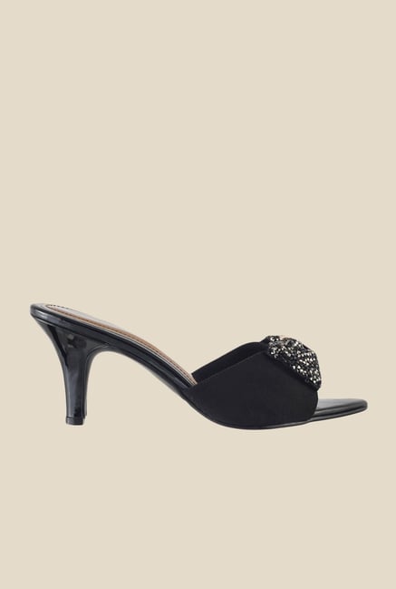 Metro Black Stiletto Heeled Sandals Metro Black Stiletto Heeled Sandals