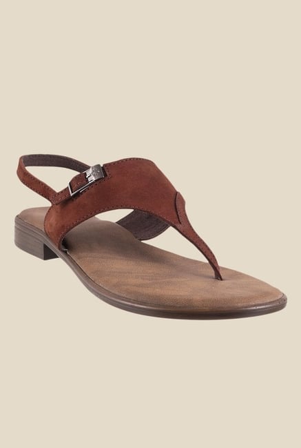 Metro Brown Sling Back Sandals Metro Brown Sling Back Sandals