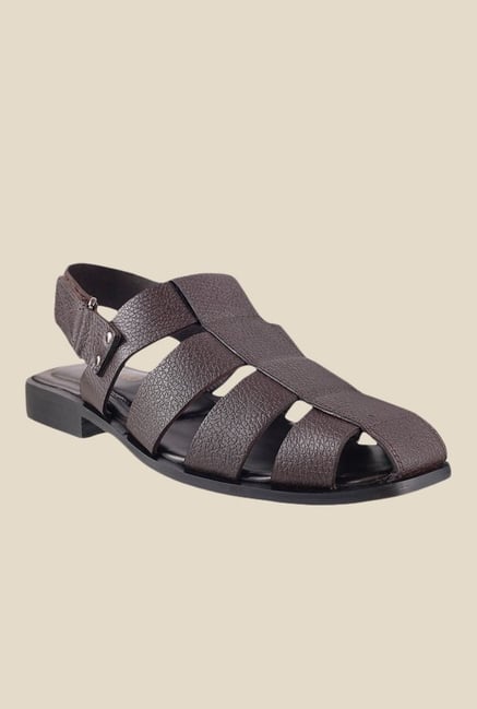 Metro Brown Back Strap Sandals Metro Brown Back Strap Sandals