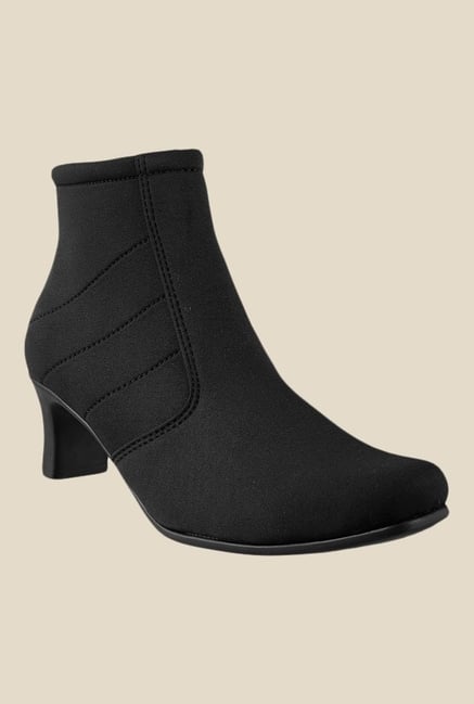 Metro Black Ankle High Booties Metro Black Ankle High Booties