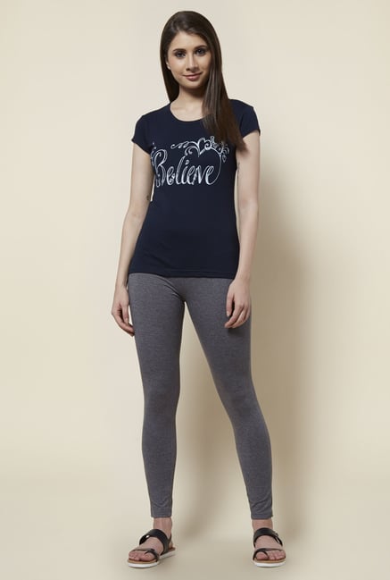 Zudio Navy Printed T Shirt Zudio Navy Printed T Shirt