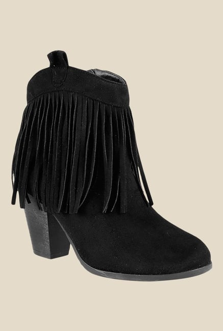 Metro Black Casual Booties Metro Black Casual Booties