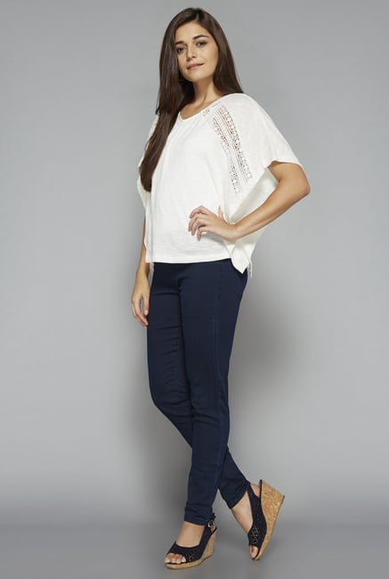 LOV by Westside White Zebina Top LOV by Westside White Zebina Top