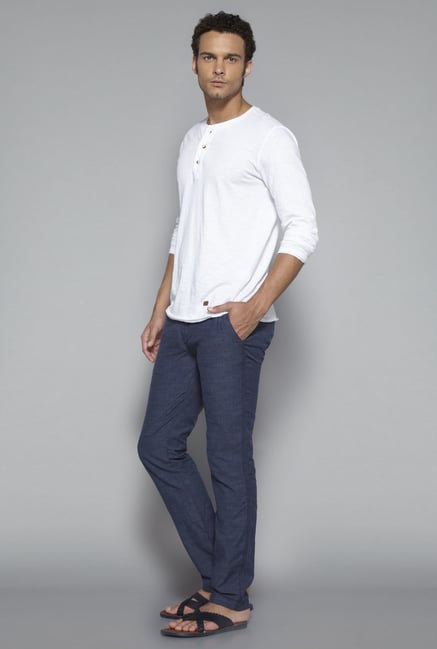 ETA by Westside Navy Slim Fit Chinos ETA by Westside Navy Slim Fit Chinos