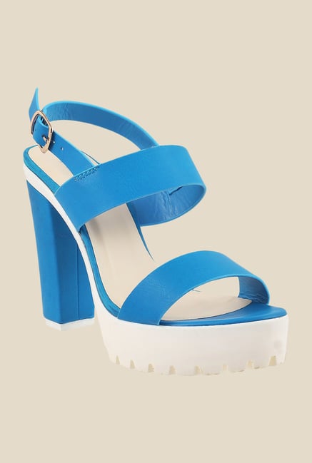 Metro Blue Back Strap Sandals Metro Blue Back Strap Sandals