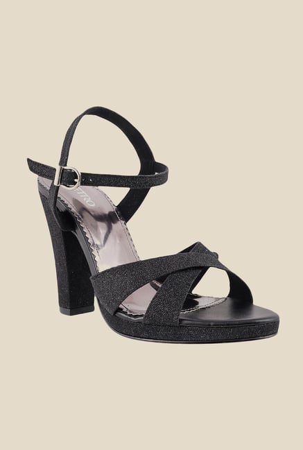 Metro Black Ankle Strap Sandals Metro Black Ankle Strap Sandals