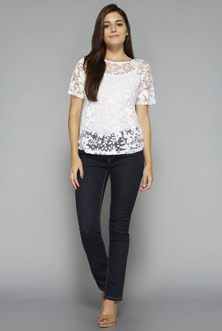 LOV by Westside White Siyona Top LOV by Westside White Siyona Top