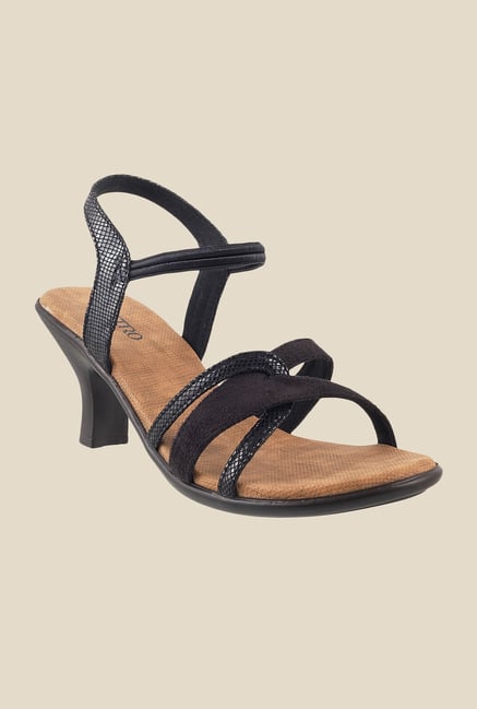 Metro Black Sling Back Sandals Metro Black Sling Back Sandals