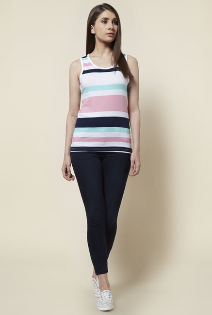 Zudio Multicolor Cindy Tank Top Zudio Multicolor Cindy Tank Top