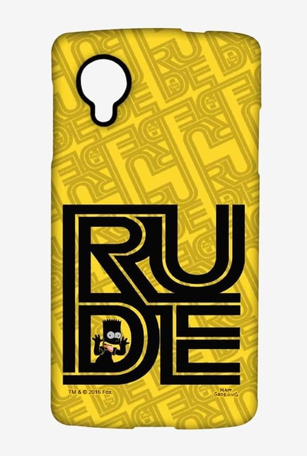 Simpsons Rude Case for LG Nexus 5 Simpsons Rude Case for LG Nexus 5