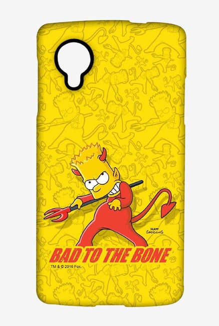 Simpsons Bad To The Bone Case for LG Nexus 5 Simpsons Bad To The Bone Case for LG Nexus 5